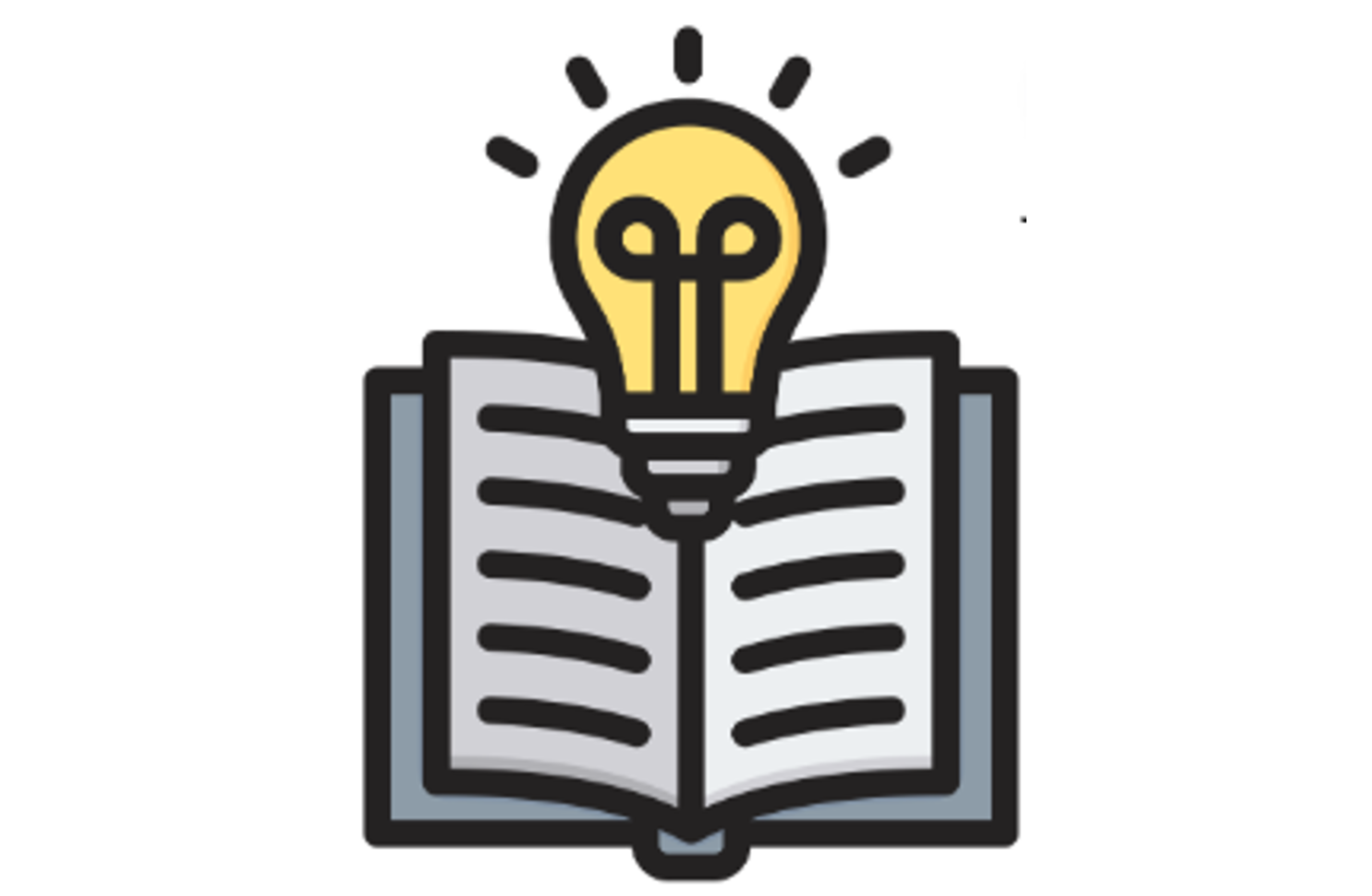 book with a lightbulb icon